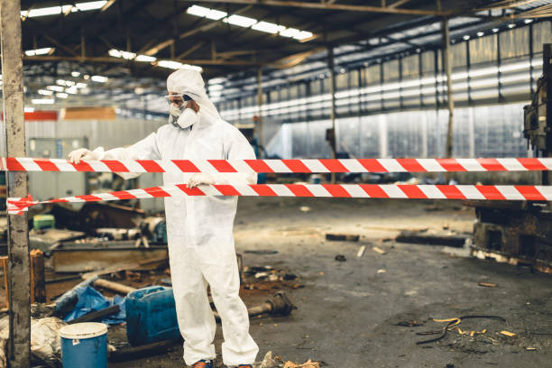 Professional Infectious Disease Decontamination technician working in Columbia, KY